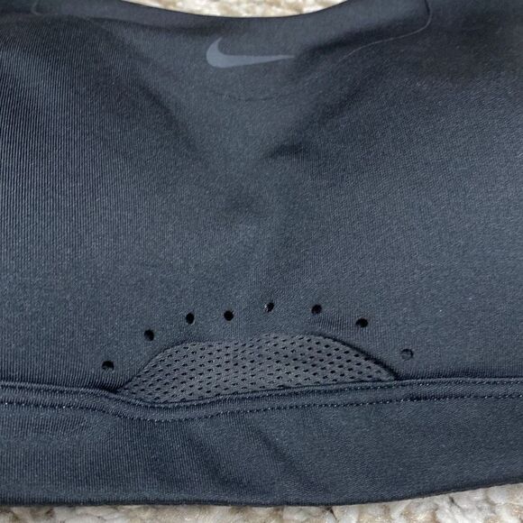 Nike Women’s Black Dri Fit Sports Bra Size Small NEW - Picture 3 of 6